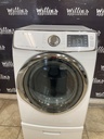 Samsung Used Electric Dryer 220volts (30AMP) 27inches {3 prong} (White) 