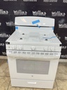 Ge New Open Box Natural Gas Stove 30inches (White) 
