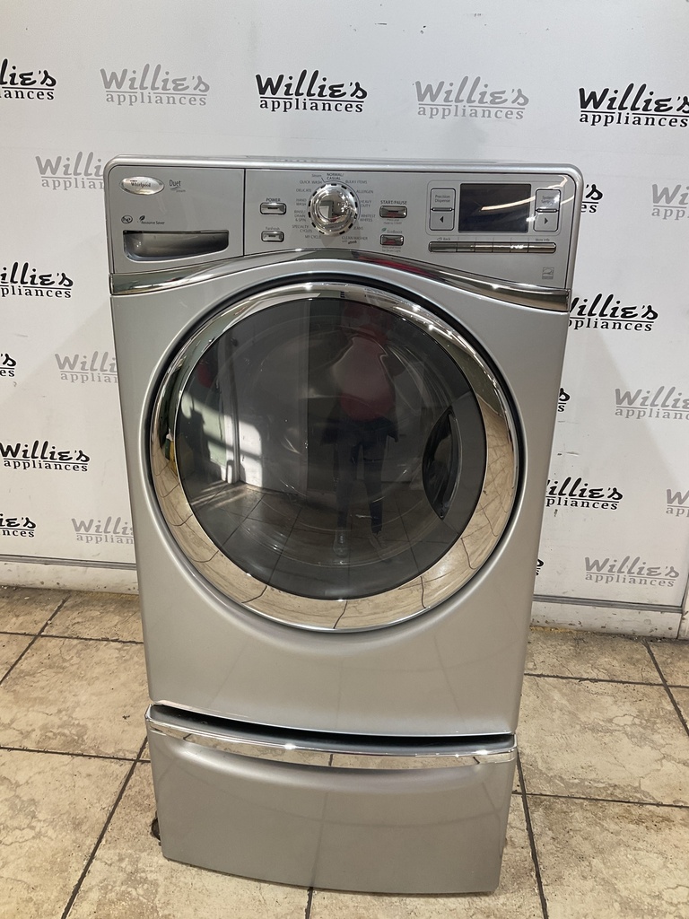 Whirlpool Used Washer Front-load 27inches (Grey) 