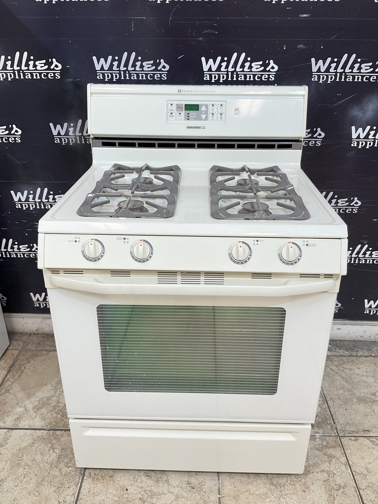 Maytag Used Natural Gas Stove 30inches (Bisque) 
