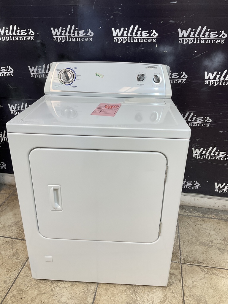 Whirlpool Used Natural Gas Dryer 29inches (White) 