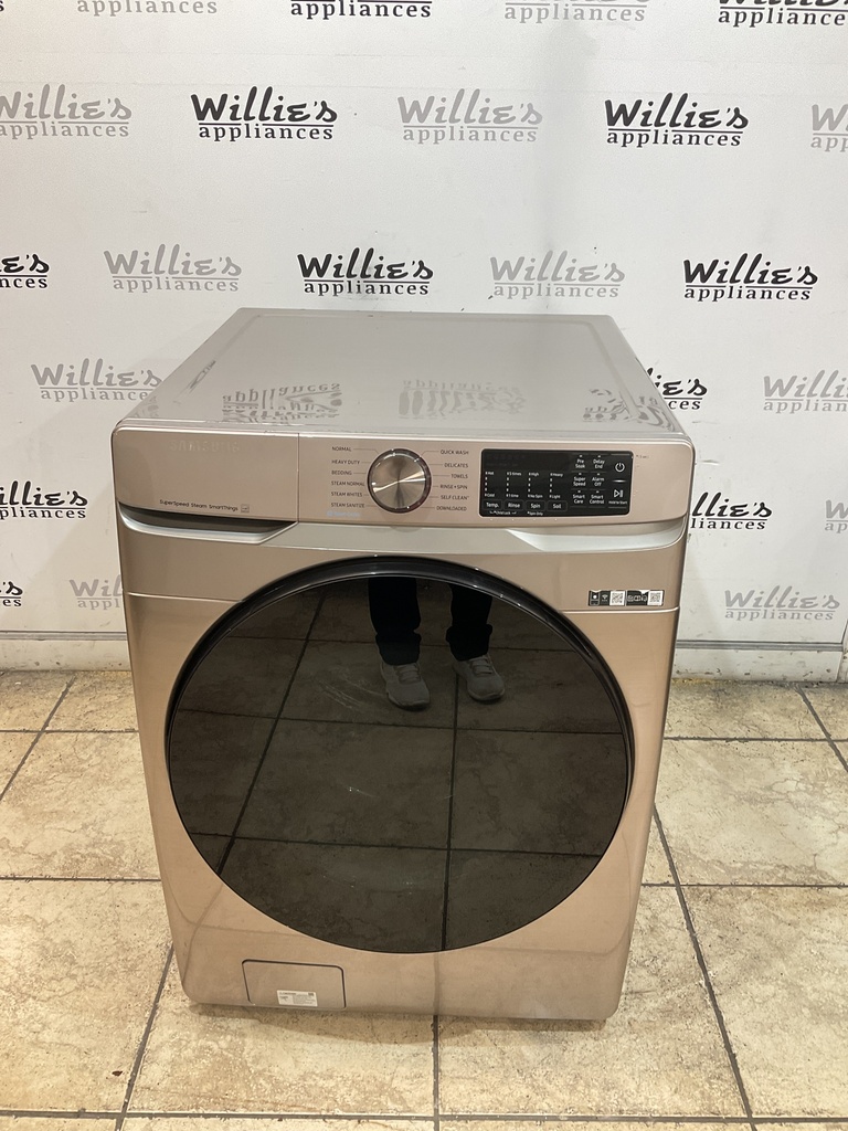 Samsung Used Washer Front-load 27inches (Champagne) 