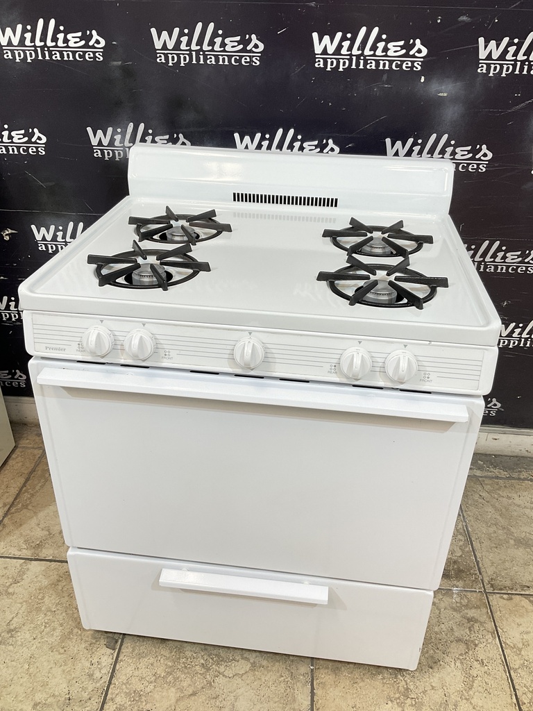 Premier Used Natural Gas Stove 30inches (white) 