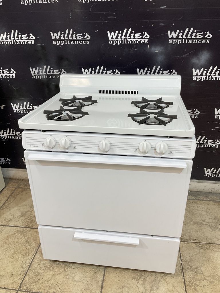 Premier Used Natural Gas Stove 30inches (White) 