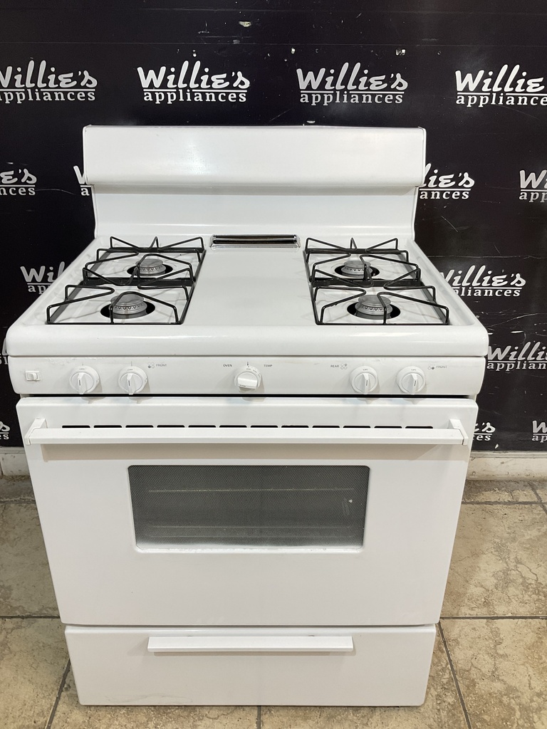 Frigidaire Used Natural Gas Stove 30inches (white) 