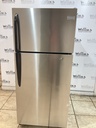 Frigidaire Used Refrigerator Top and Bottom 28x64 1/2” (stainless steel) 