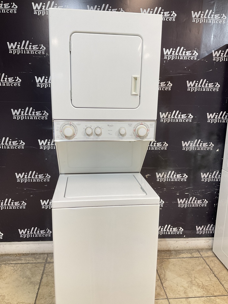 Whirlpool Used Electric Unit Stackable 24x71 {no cord} (white) 