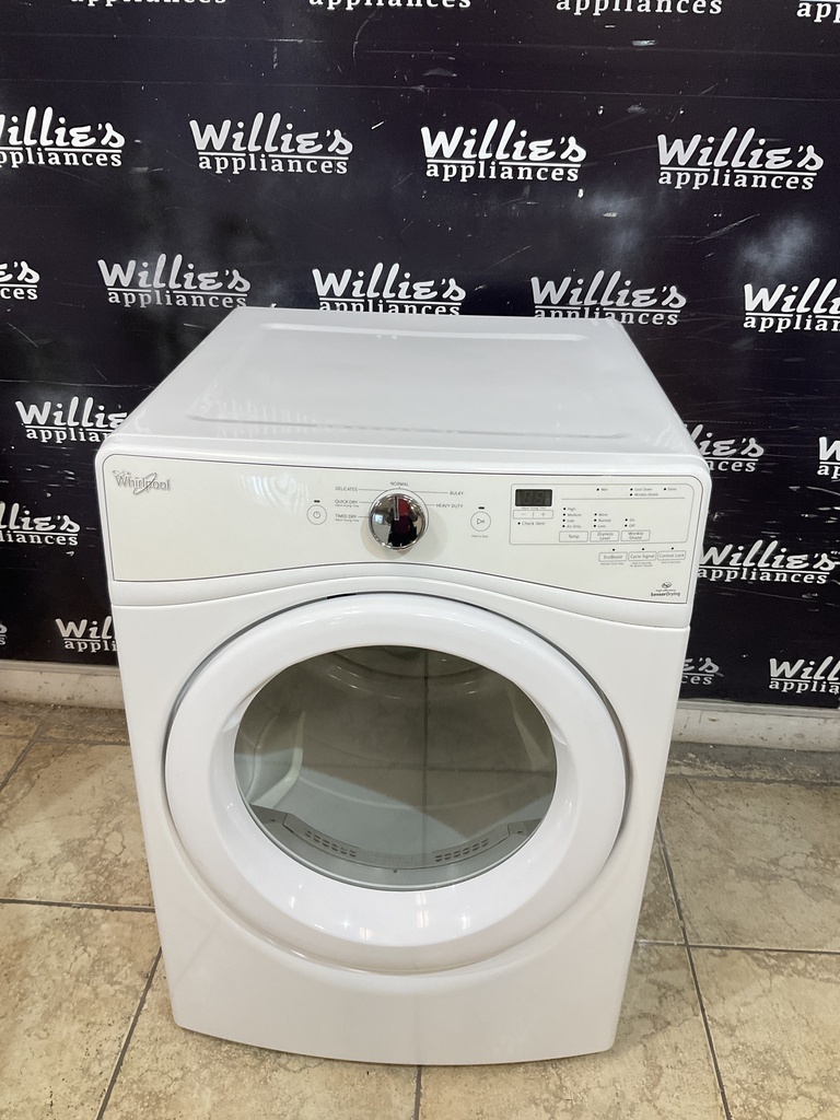 Whirlpool Used Electric Dryer 220volts (30 AMP) 27inches {4 prong} (White) 