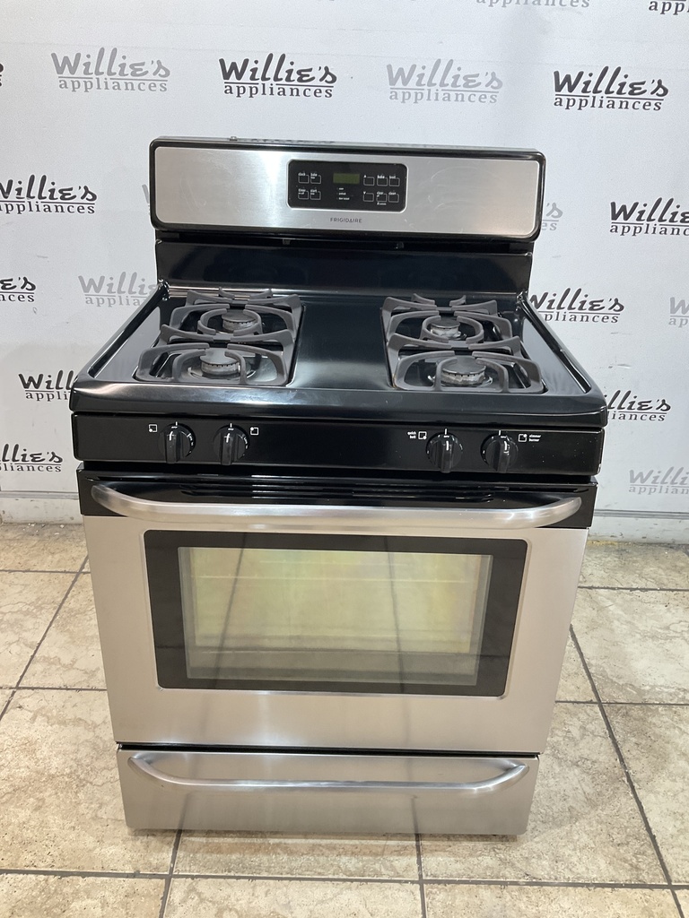 Frigidaire Used Natural Gas Stove 30inches (Stainless Steel) 