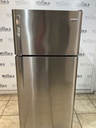 Frigidaire Used Refrigerator Top and Bottom 30x66 (Stainless Steel) 