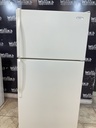 Whirlpool Used Refrigerator Top and Bottom 33x66 (Bisque) 