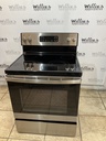 Ge Used Electric Stove 220volts (40/50 AMP) 30inches {no cord} (Stainless steel) 