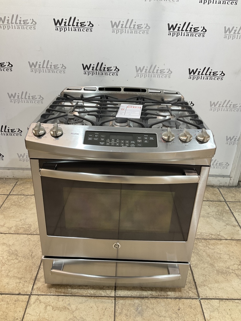 Ge Used Natural Gas Stove 30inches (Stainless Steel) 
