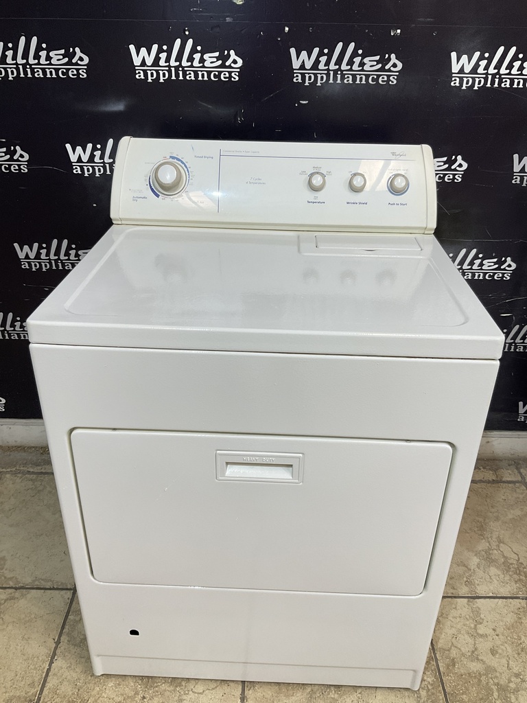 Whirlpool Used Natural Gas Dryer 29inches (White) 