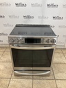 Lg Used Electric Stove 220volts (40/50 AMP) 30inches {no cord} (Stainless steel) 