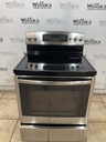 Ge Used Electric Stove 220volts (40/59 AMP) 30inches {3 prong} (Stainless steel) 