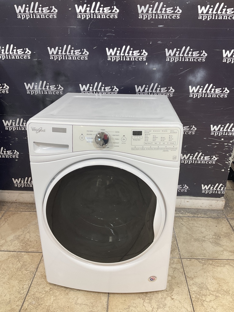 Whirlpool Used Washer front-load 27inches (White) 