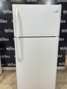 Frigidaire Used Refrigerator Top and Bottom 30x66 (White) 