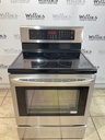 Lg Used Electric Stove 220volts (40/50 AMP) 30inches {no cord} (Stainless steel) 