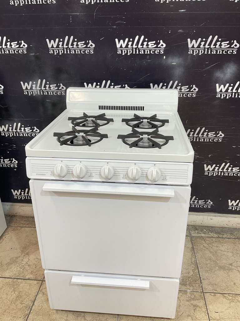Premier Used Natural Gas Stove 24inches (White) 