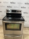 Frigidaire Used Electric Stove 220volts (40/50 AMP) 30inches {4 prong} (Stainless Steel) 