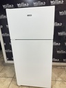 Hotpoint Used Refrigerator Top and Bottom 28x61 1/2” (White) 