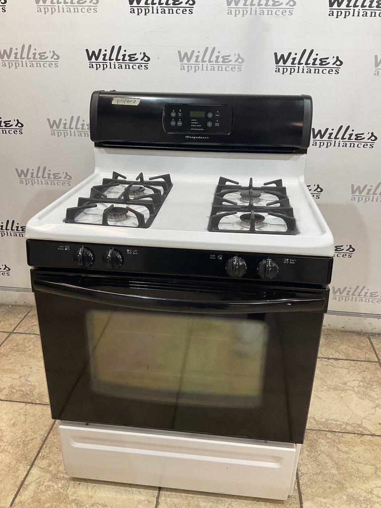 Frigidaire Used Gas Propane Stove 30inches (White/Black) 