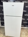 Hotpoint Used Refrigerator Top and Bottom 28x61 1/2” (White) 