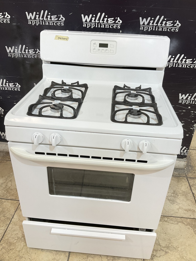 Frigidaire Used Gas Propane Stove 30inches (white) 
