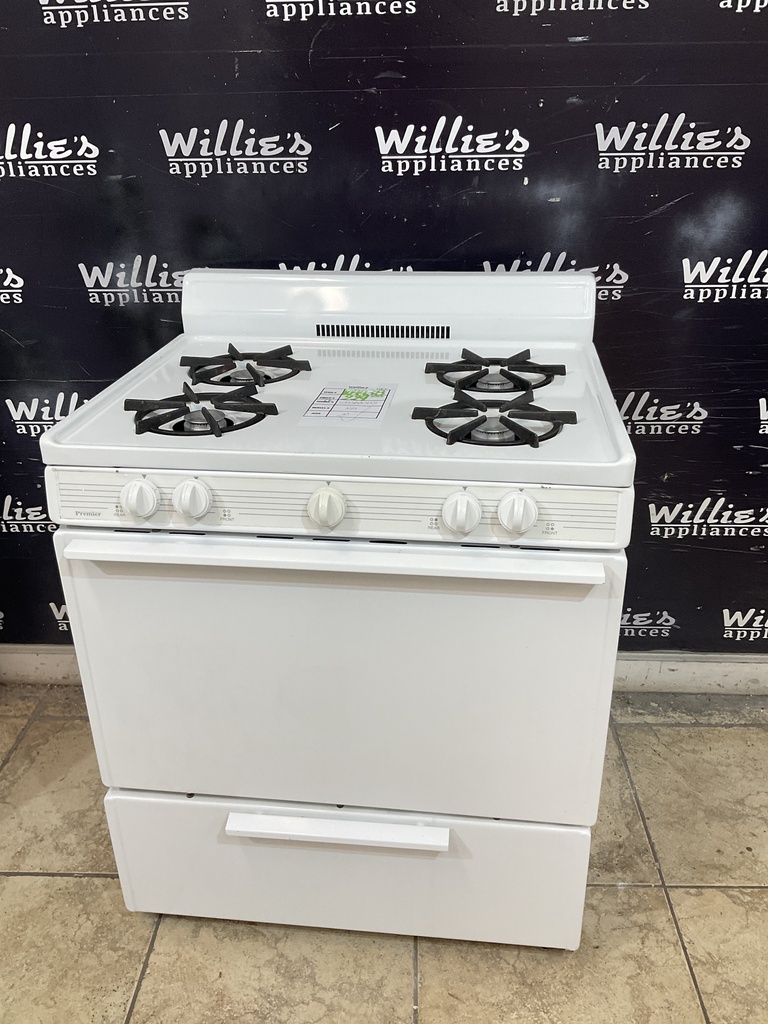 Premier Used Natural Gas Stove 30inches (white) 