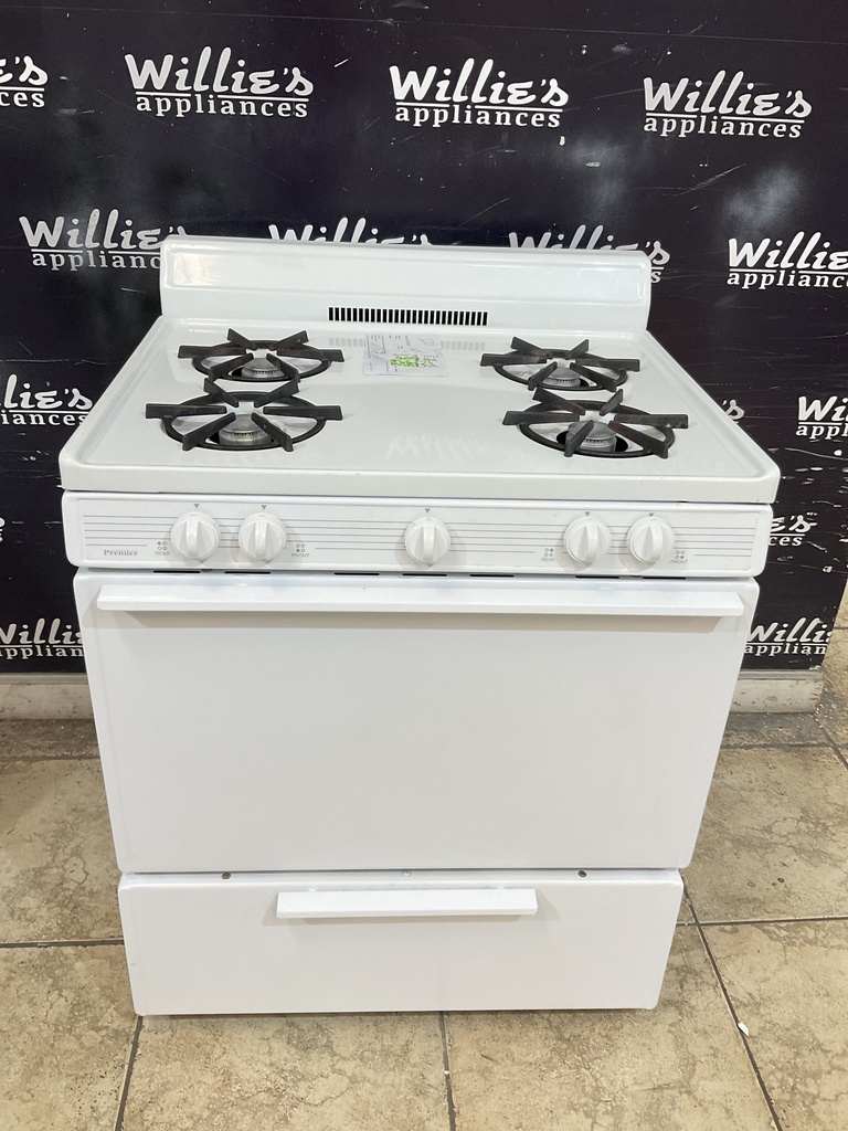 Premier Used Natural Gas Stove 30inches (White) 
