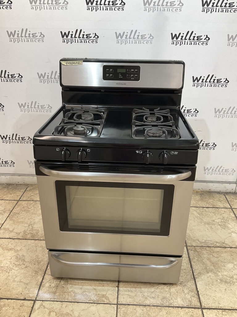 Frigidaire Used Gas Propane Stove 30inches (Stainless Steel) 