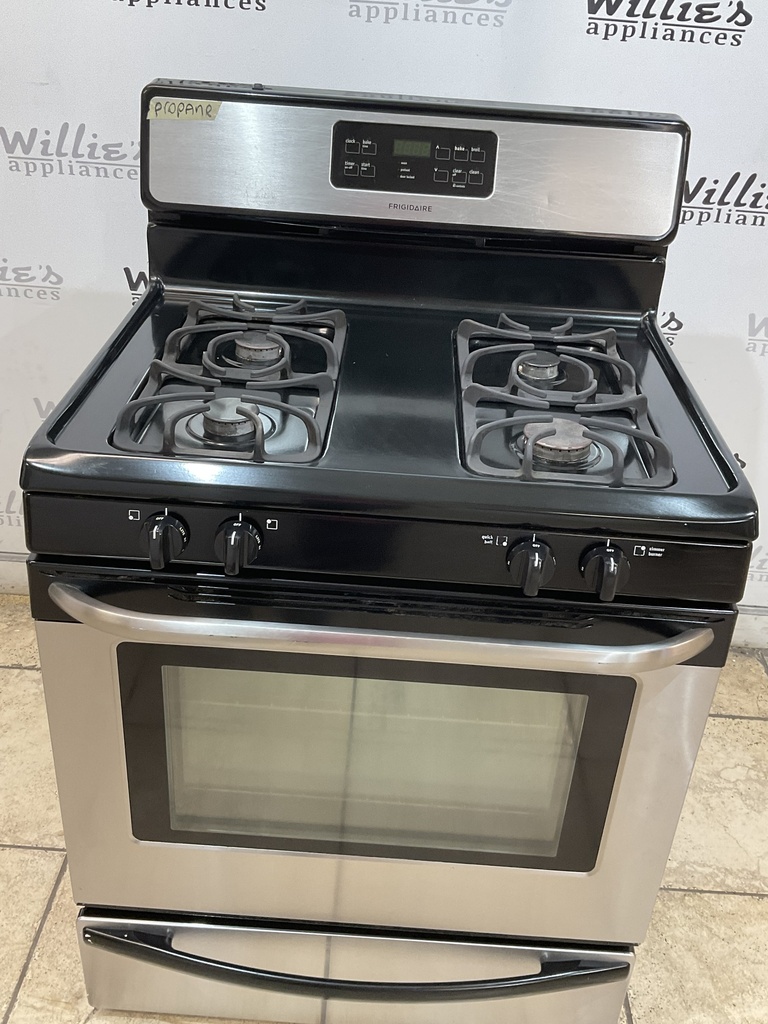 Frigidaire Used Gas Propane Stove 30inches (Stainless Steel) 