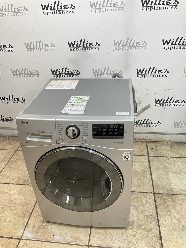 Lg Used Combo Washer/Dryer Front Load 23 1/2” (Light Grey) 