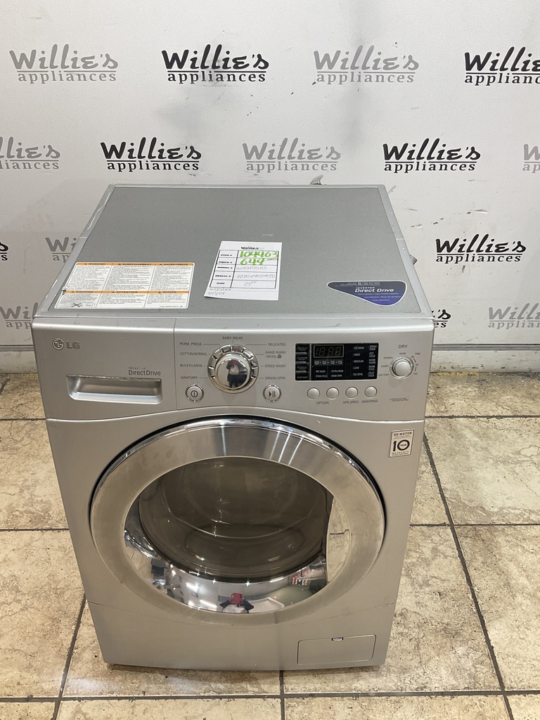 Lg Used Combo Washer/Dryer Front Load 23 1/2” (Light Grey) 