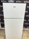 Hotpoint Used Refrigerator Top and Bottom 28x61 1/2” (White) 