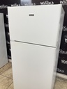 Hotpoint Used Refrigerator Top and Bottom 28x61 1/2” (White) 