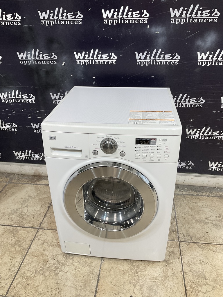 Lg Used Combo Washer/Dryer Front-load 23 1/2” (White) 