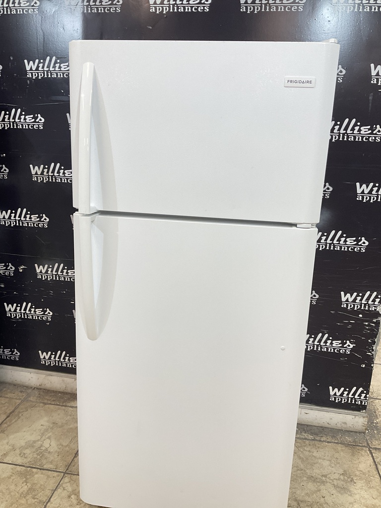 Frigidaire Used Refrigerator Top and Bottom 30x66 (white) 