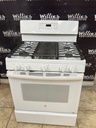 Ge Used Natural Gas Stove 30inches (White)