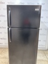 Frigidaire Used Refrigerator Top and Bottom 30x65 1/2” (black)