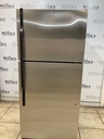 Ge Used Refrigerator Top and Bottom 29 1/2 x 66 1/2” (Stainless Steel) 