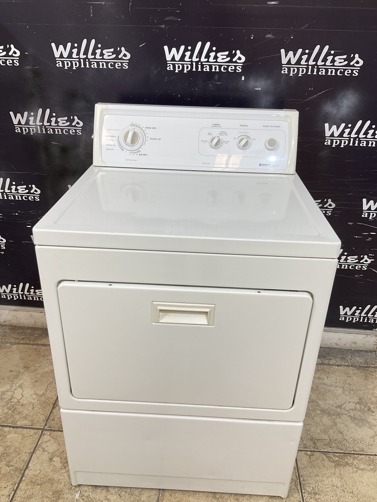 Kenmore Used Electric Dryer 220volts (30 AMP) 27inches {3 prong} (White) 