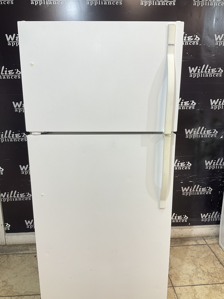Kenmore Used Refrigerator Top and Bottom 28/2” x 64 1/2” (White) 