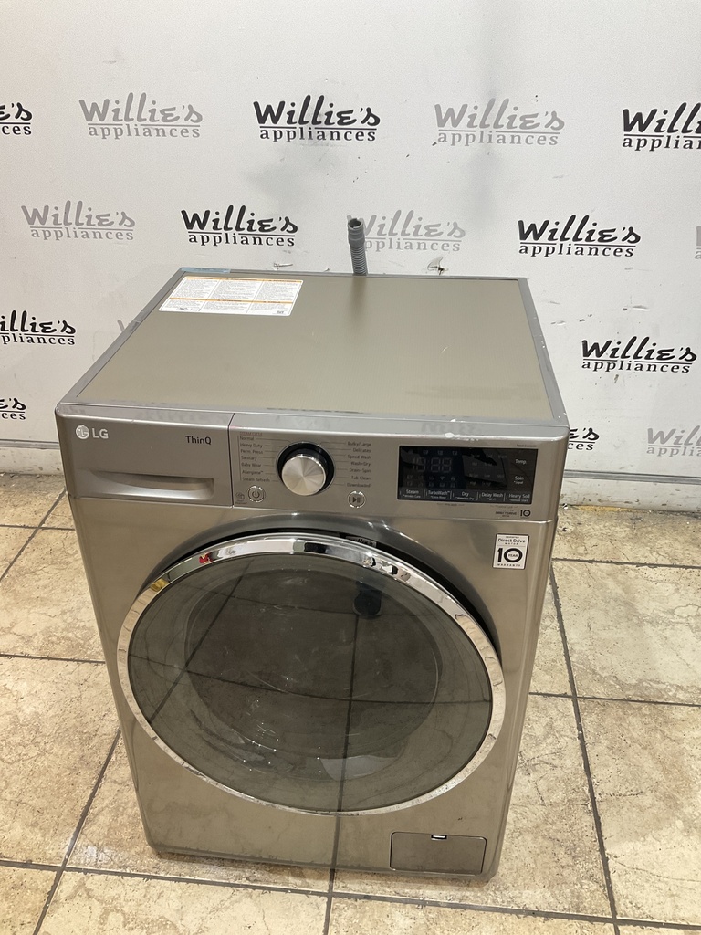 Lg Used Combo Washer/Dryer Front-load 23 1/2” (Stainless) 