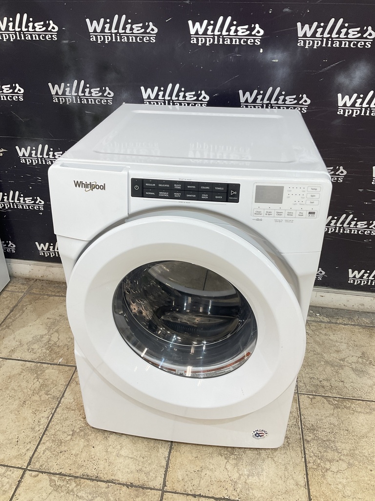 Whirlpool Used Washer Front- load 27inches (White)
