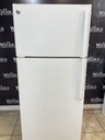 Ge Used Refrigerator Top and Bottom 28x64 1/2” (White) 