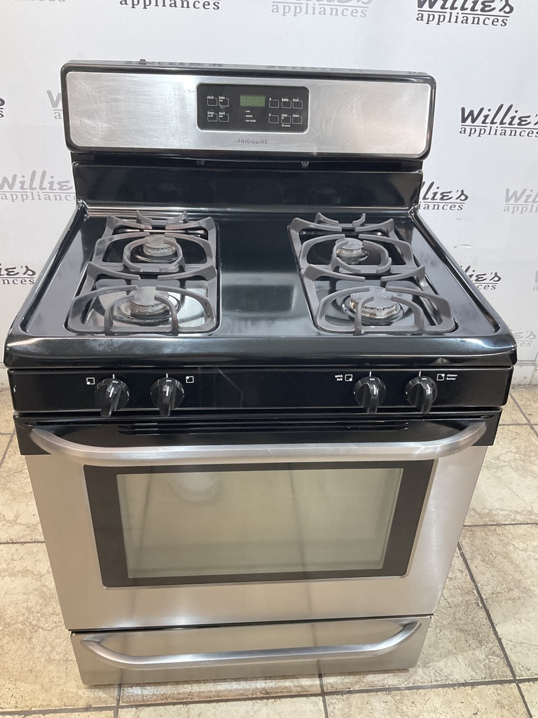 Frigidaire Used Natural Gas Stove 30inches (Stainless Steel) 