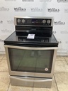 Lg Used Electric Stove 220volts (40/50 AMP) 30inches {no cord} (Stainless steel) 