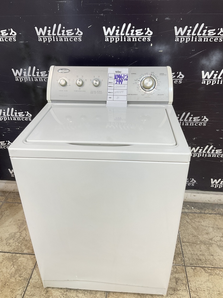 Whirlpool Used Washer Top-load 27inches (White) 